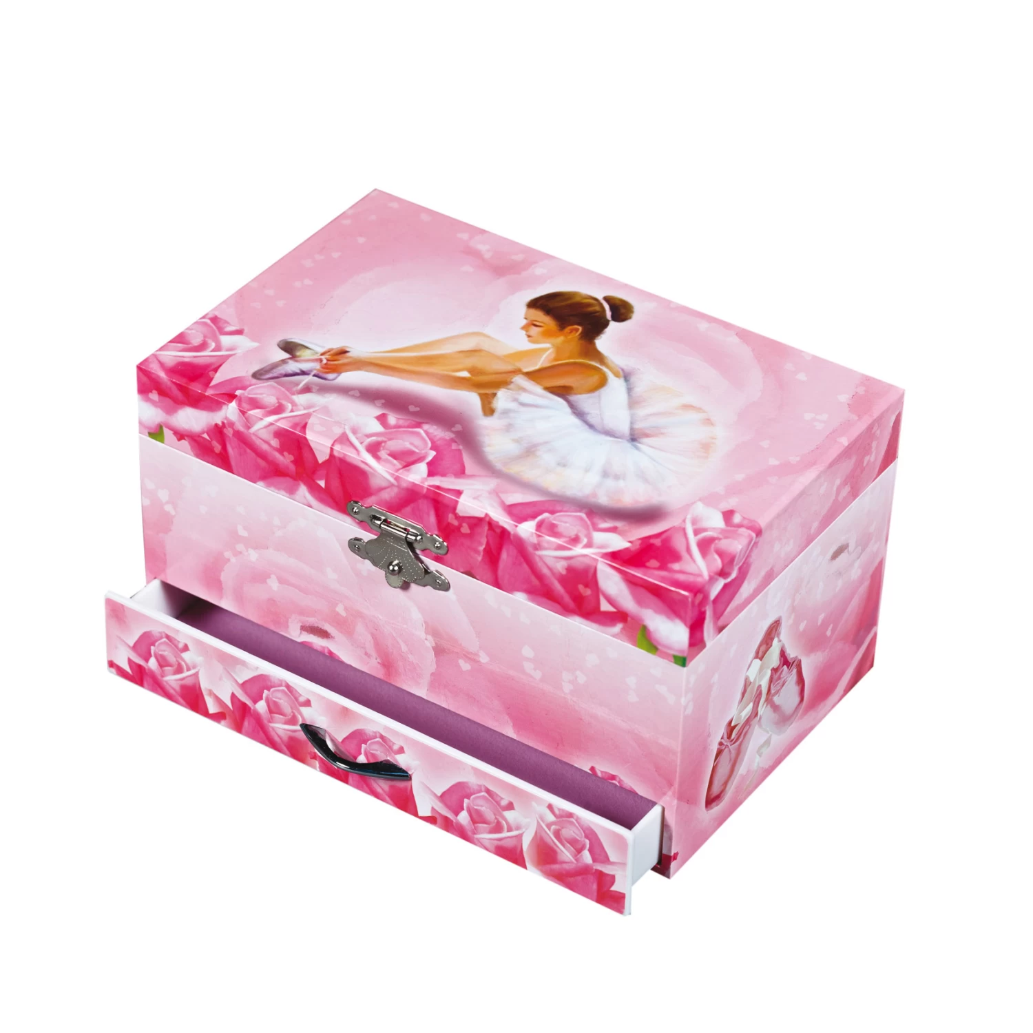 Boîte à Bijoux Musicale Ballerine Rose De Trousselier
