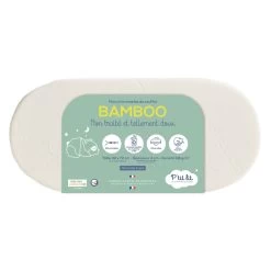 Matelas De Couffin Bambou Ecru De P'tit Lit