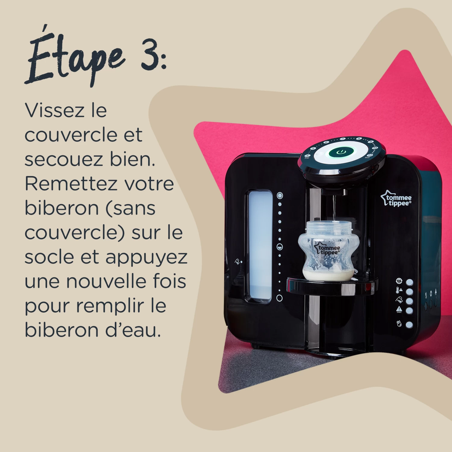 Préparateur-Chauffe Biberons Perfect Prep Noir De Tommee Tippee – Image 7