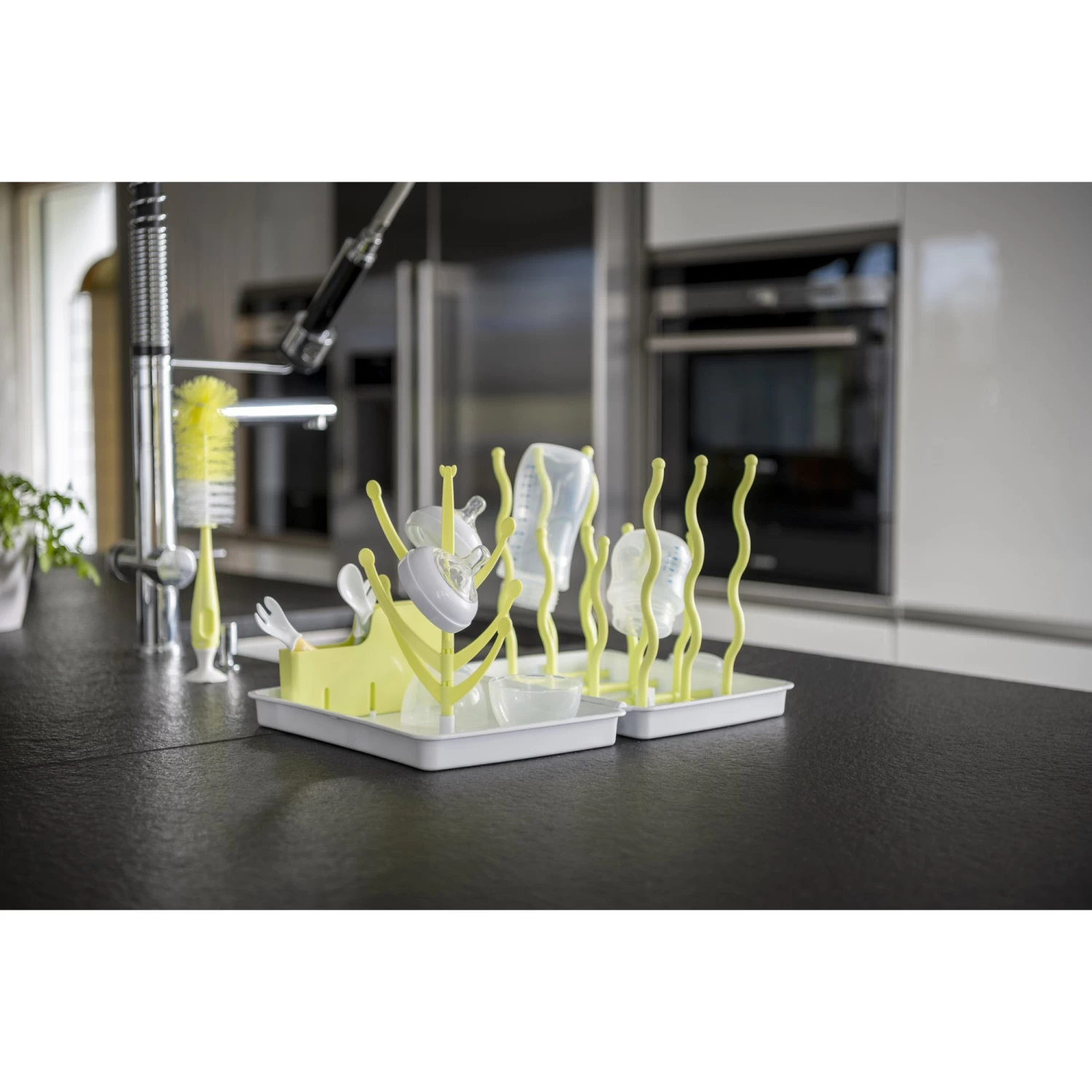 Égoutte Biberons Pliable Vert De Formula Baby – Image 3