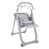 Chaise Haute Polly Magic Relax 4 Roues Graphite De Chicco