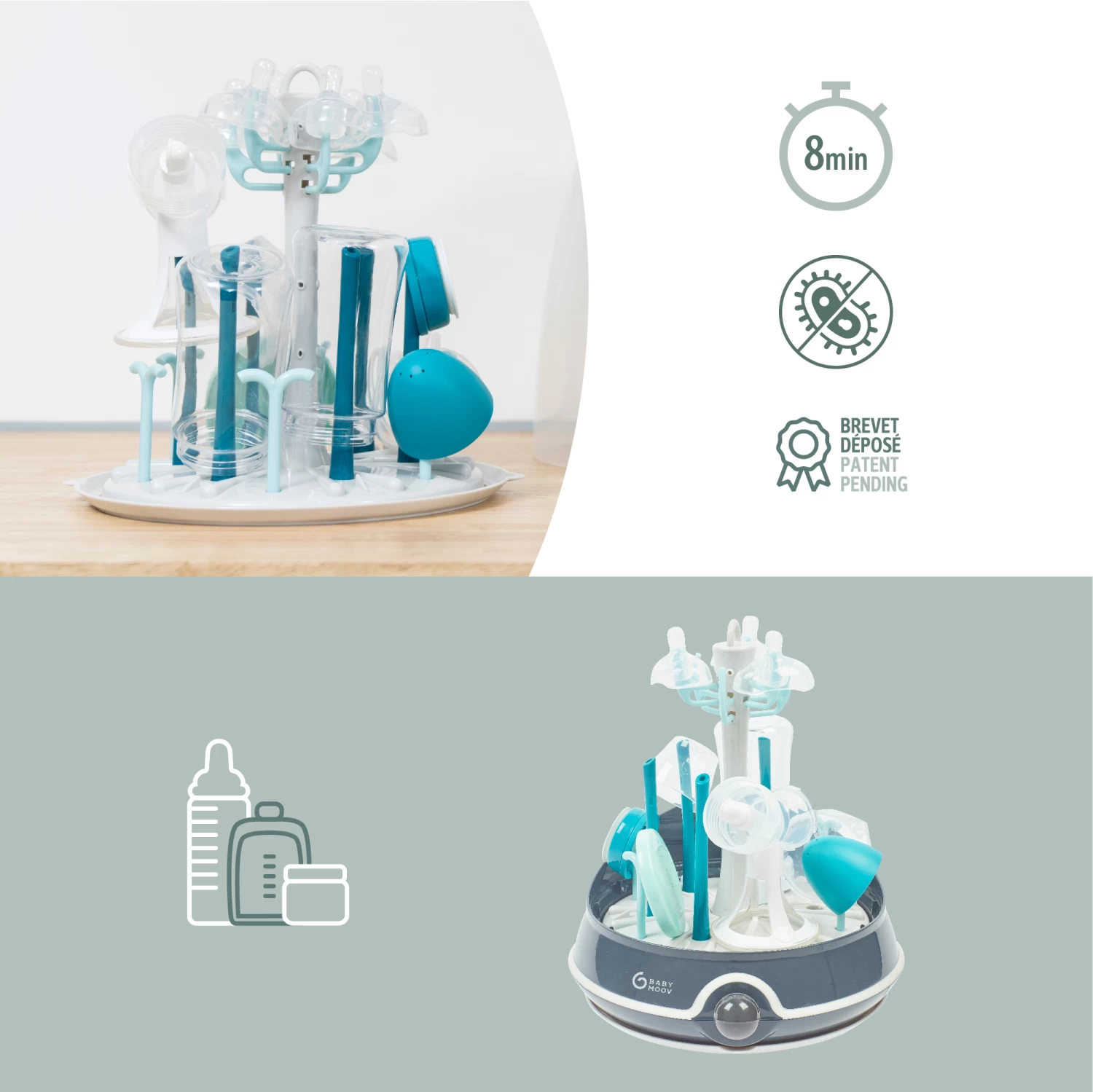 Stérilisateur Turbo Steam (+) 2-en-1 De Babymoov – Image 4