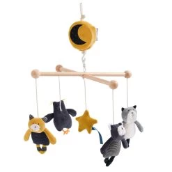 Les Moustaches Mobile Musical Croisillon De Moulin Roty