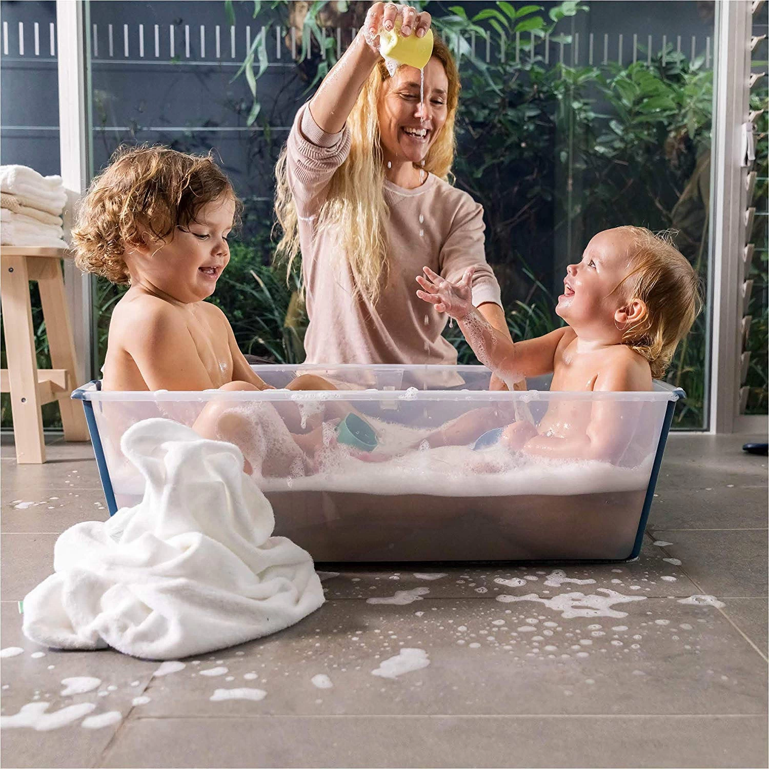 Baignoire Flexi Bath™ XL Transparent Bleu De Stokke® – Image 6