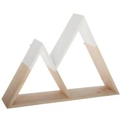 Étagère Montagne Blanc/Bois De Atmosphera