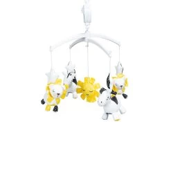 Pluche Et Pompon Mobile Musical Blanc/Jaune De Sauthon Baby's Sweet Home