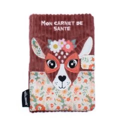 Mélimélos La Biche Protège Carnet De Santé Marron De Les Déglingos