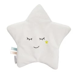 Mon étoile Relax Bouillotte Graines De Lin Blanc/Gris De Candide