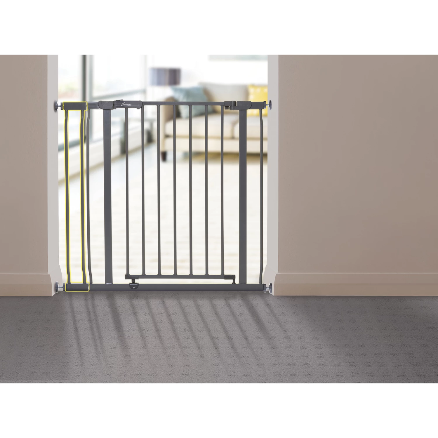 Extension De Barrière De Sécurité Ava/Liberty Gris 9 Cm De Dreambaby – Image 3