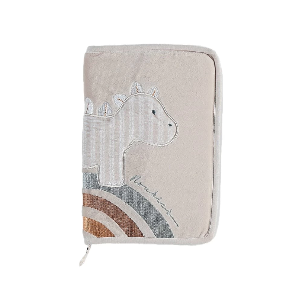 Protège Carnet De Santé En Veloudoux Dino De Noukies