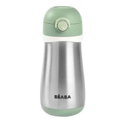 Beaba Gourde Inox Vert Sauge 350 Ml De Béaba
