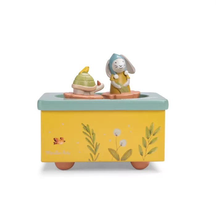 Trois Petits Lapins Boîte à Musique De Moulin Roty – Image 3