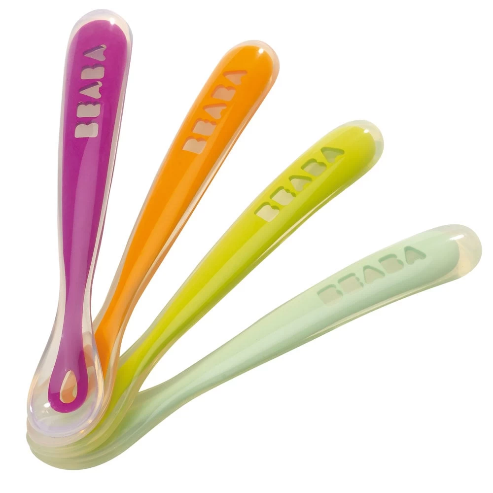Beaba Lot De 4 Cuillères 1er Repas Eucaplyptus De Béaba – Image 3