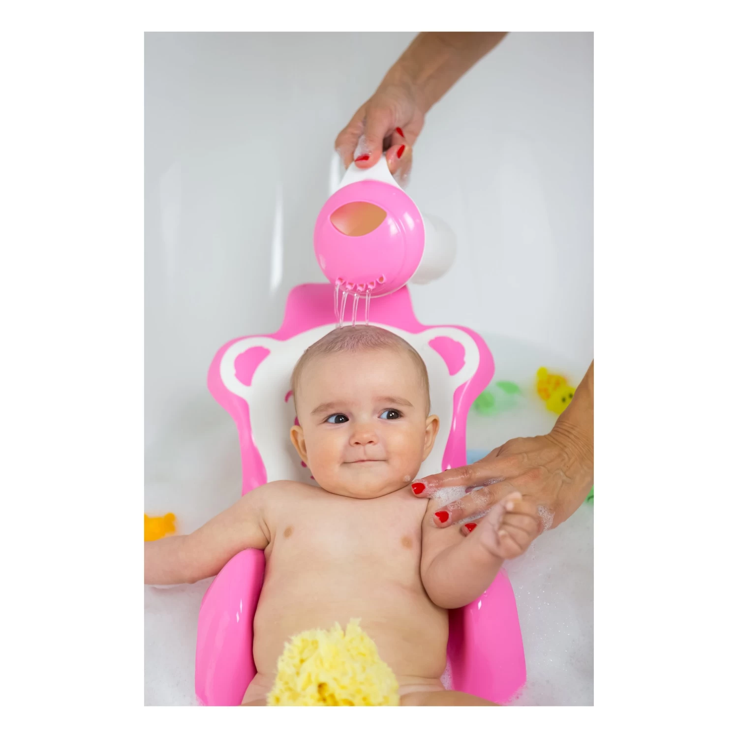 Transat De Bain Buddy Blanc De OK Baby – Image 8