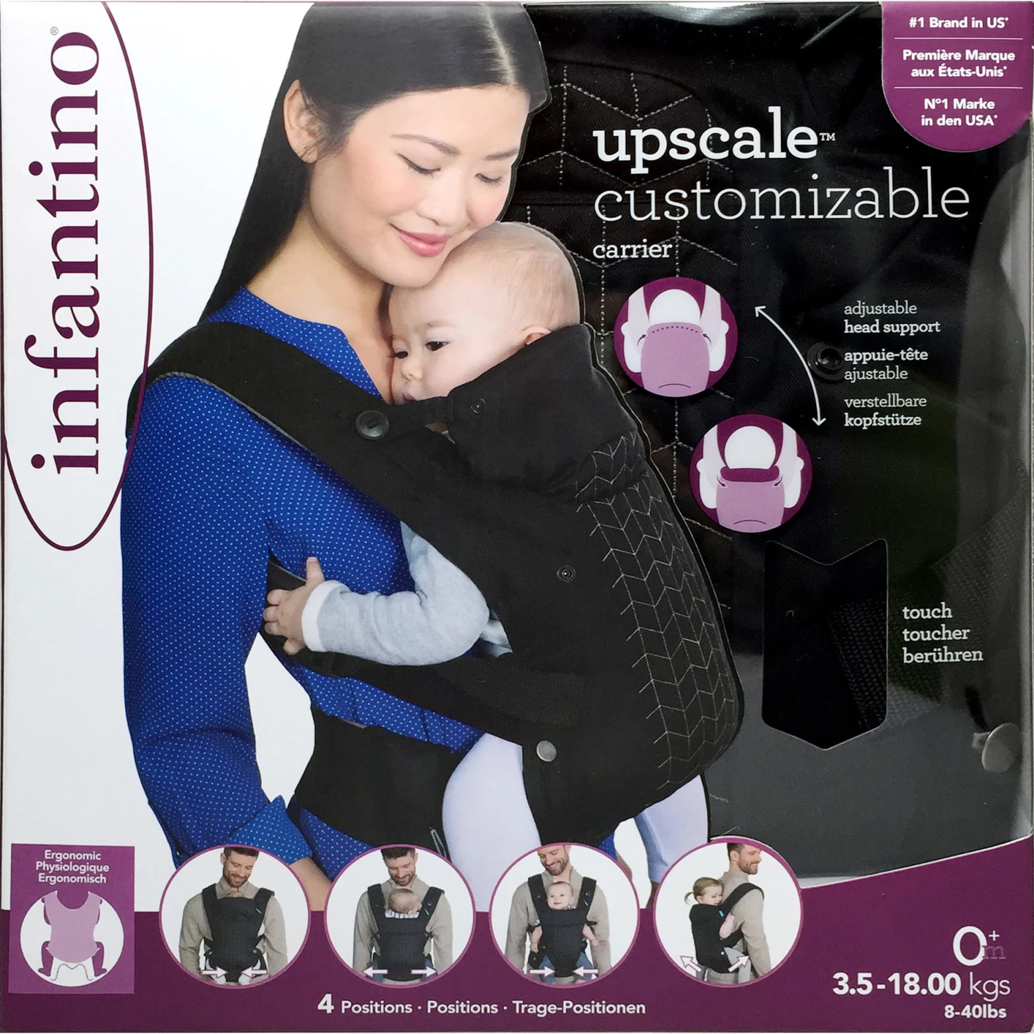 Porte Bébé Customizable Noir De Infantino – Image 6